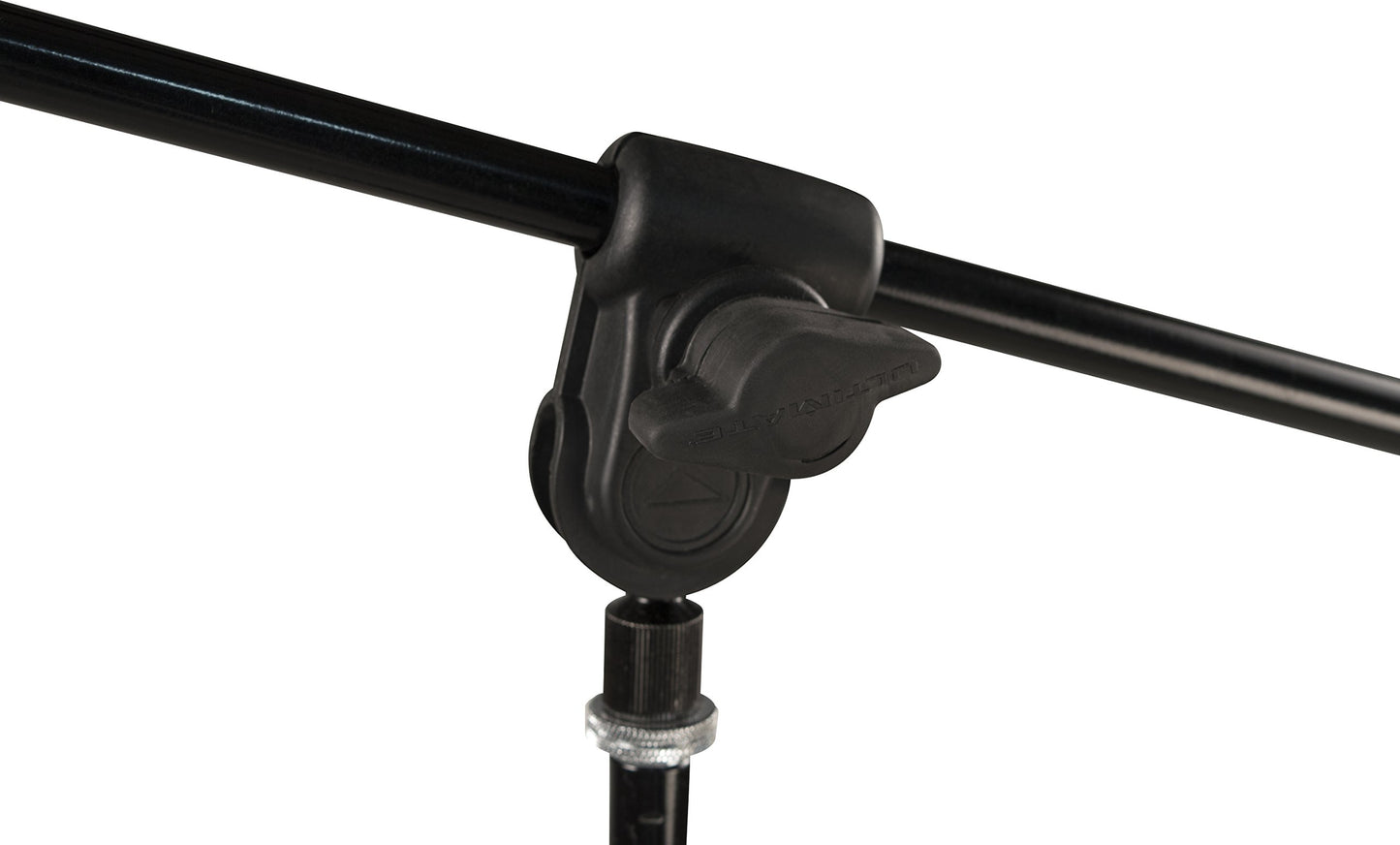 Ultimate Support MC-40B-PRO-SHORT Classic Series Microphone Stand w/Three-way Adjustable Boom Arm and Stable Tripod Base