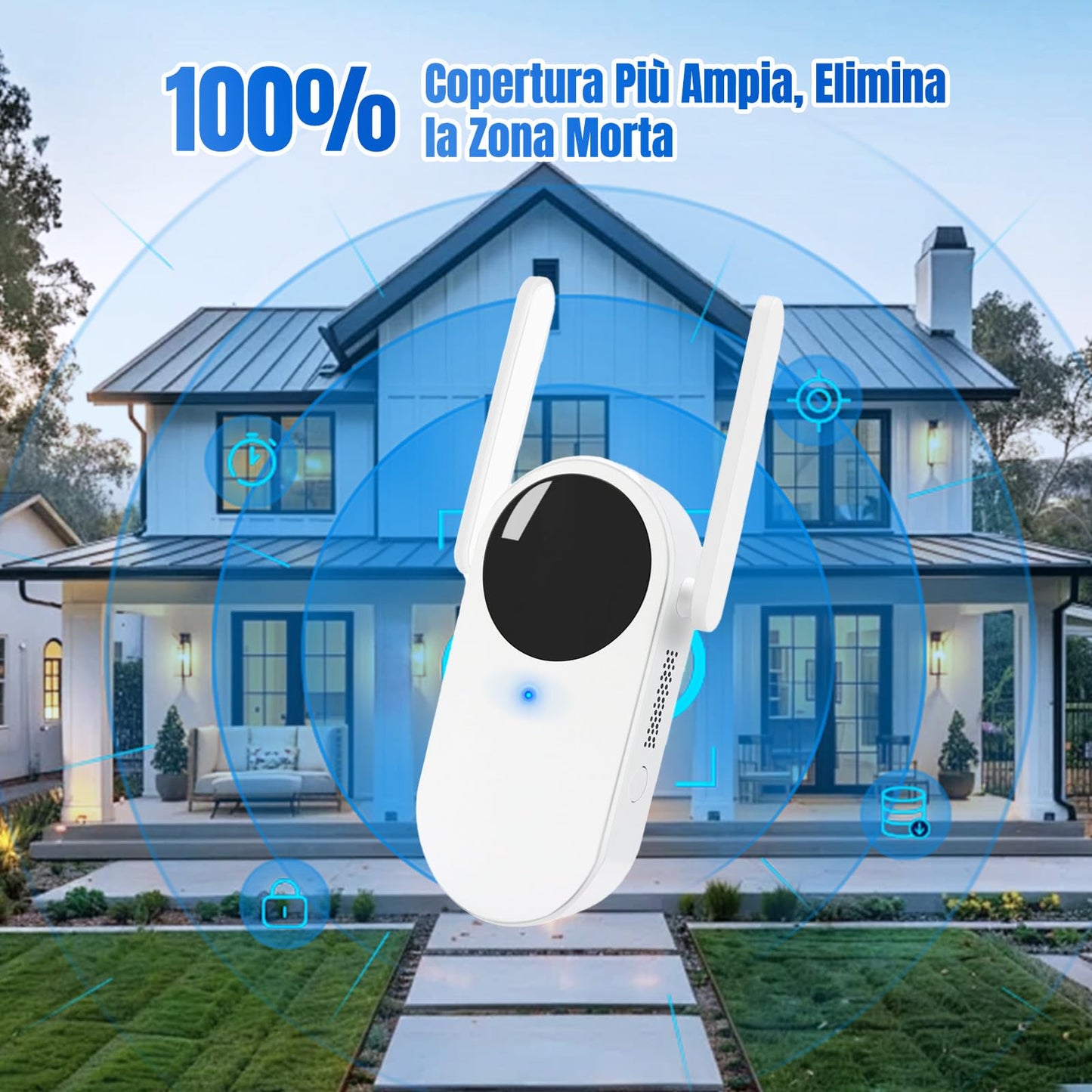 WiFi Extender Signal Booster for Home,WiFi Booster, WiFi Repeater with