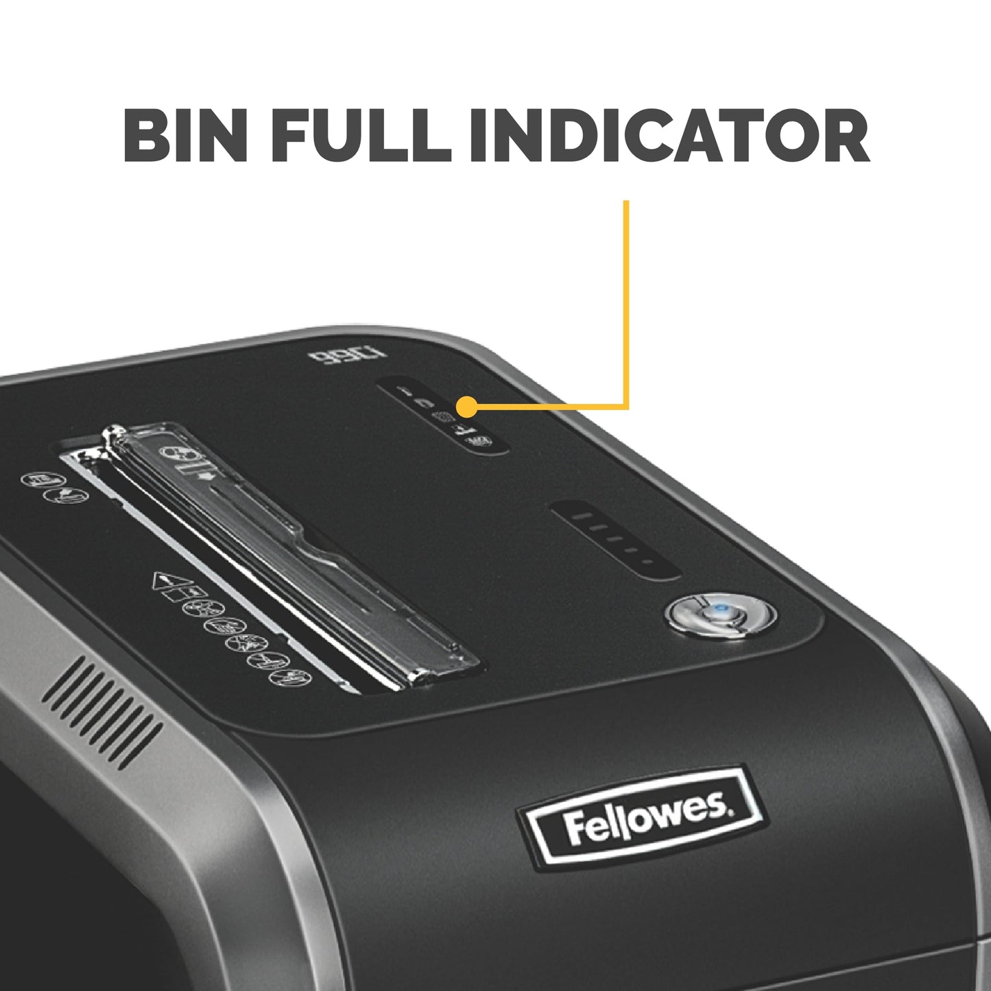 Fellowes Powershred 99Ci 18-Sheet 100% Jam-Proof Heavy Duty Crosscut Paper Shredder Machine for Office and Home, Black/Gray 3229904
