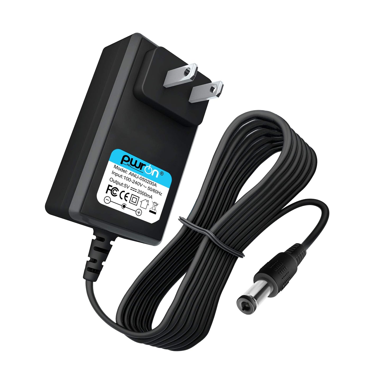 PwrON 5V Power Supply Adapter for Cisco IP Phones SPA500, 501G, 508G, CP500, SPA900, SPA504G, SPA303, SPA922, SPA942 and SPA962, Cisco SPA Series…