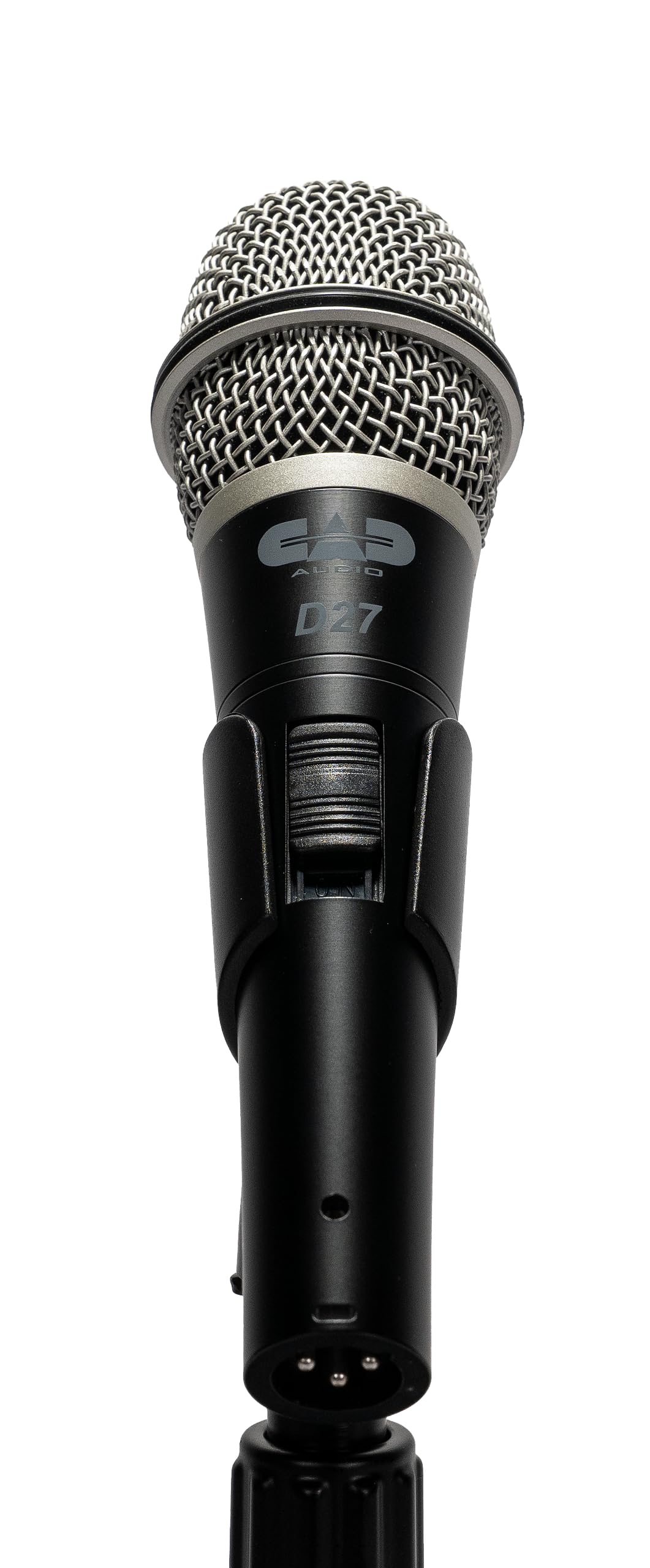 CAD Audio D27 Supercardioid Handheld Dynamic Microphone - QuietTouch On/Off Switch, Neodymium Capsule, Metal Construction