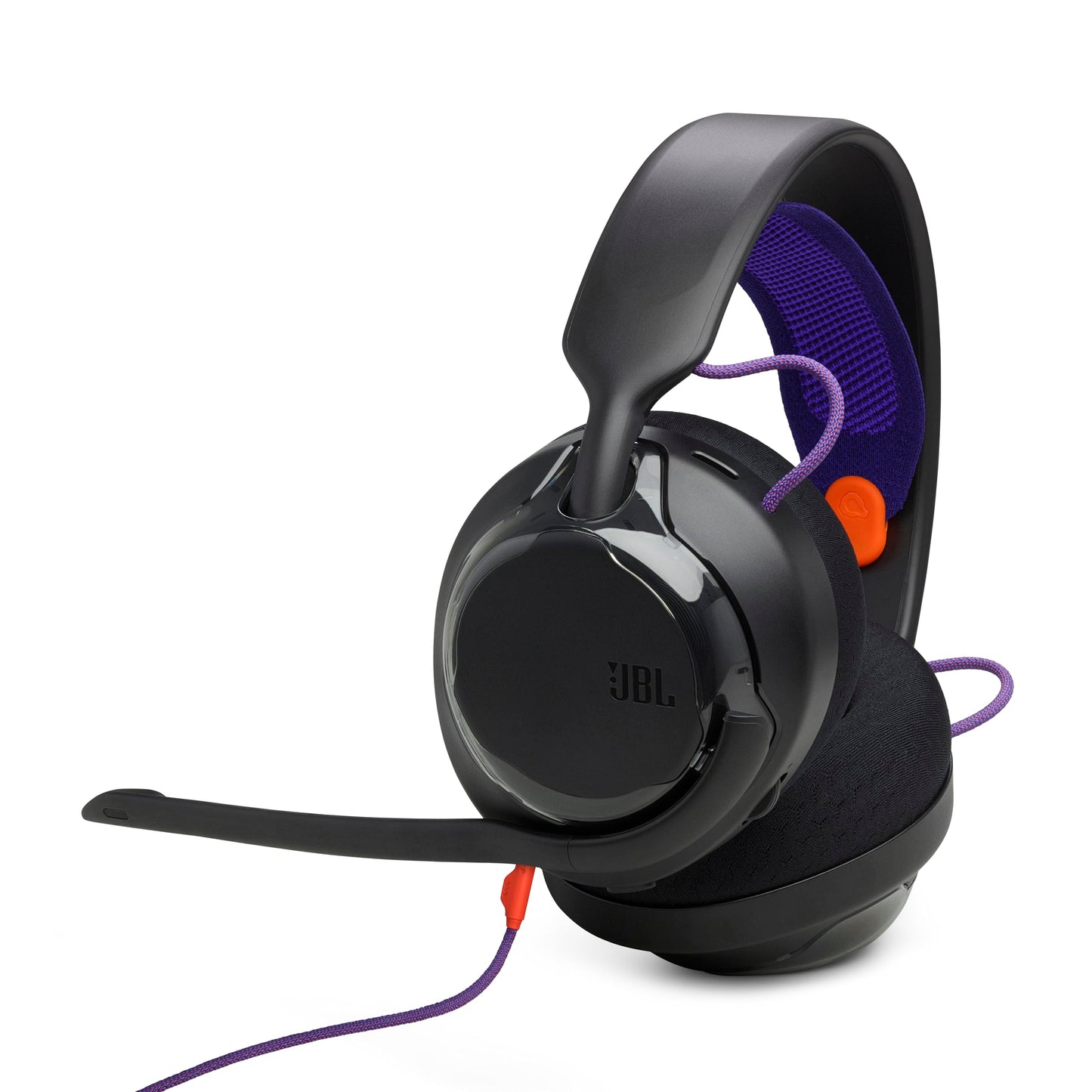 JBL Quantum 250 - Wired multiplatform Gaming Headset, 50mm Carbon Dynamic Drivers for Rich JBL Quantum Spatial Sound, Cardioid Noise Cancelling Boom
