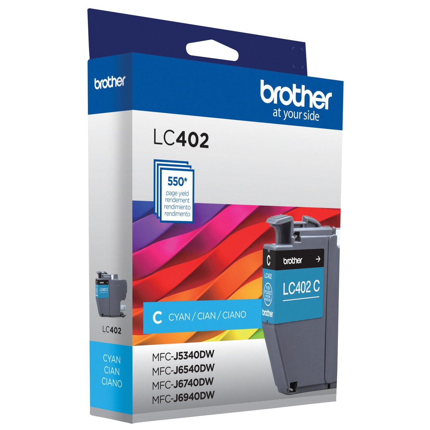 Brother Genuine LC402C Standard Yield Cyan Ink Cartridge