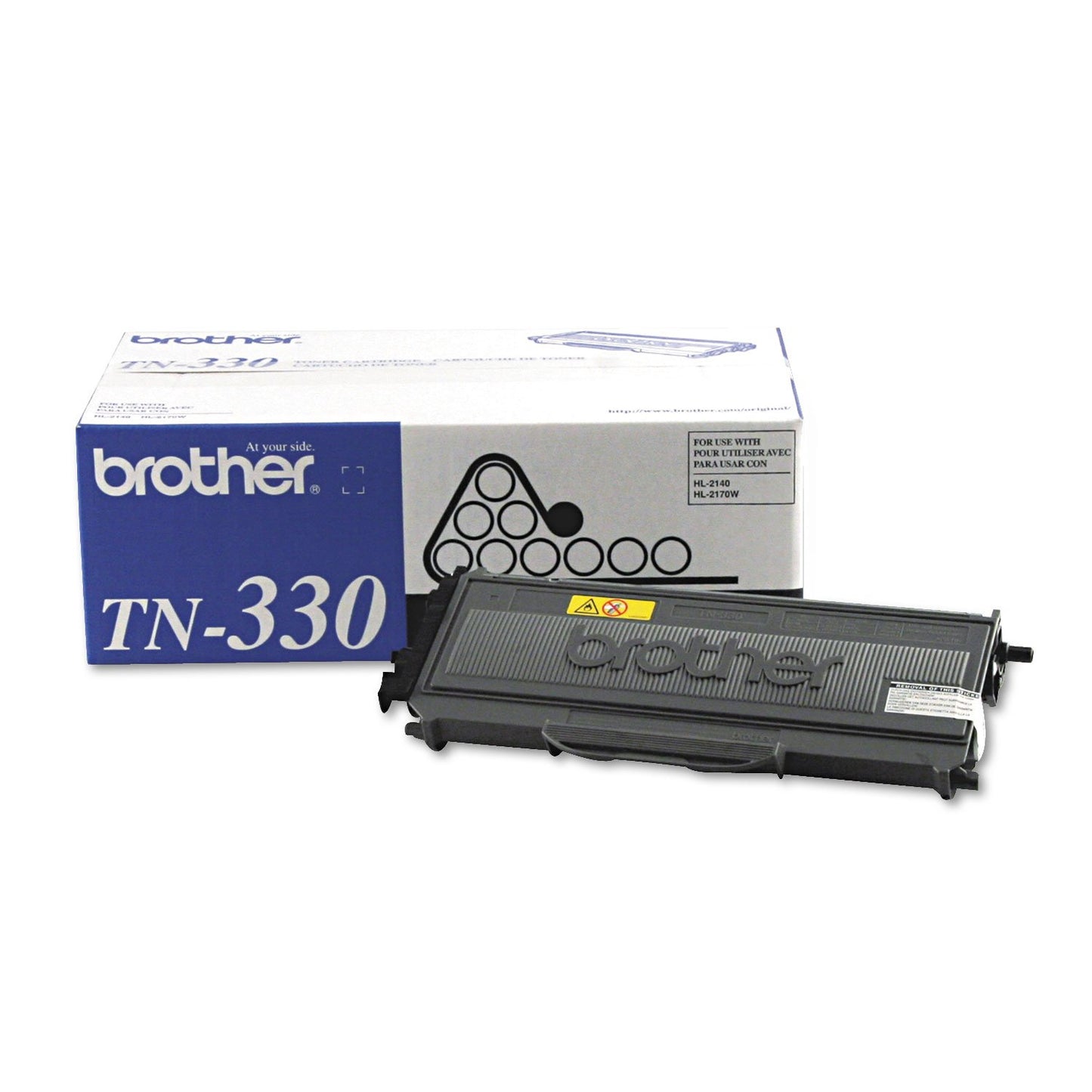 Brother TN330 Original Toner Cartridge, Black - in Retail Packaging