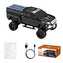 WSTER WS-697 Pickup Truck Bluetooth Replica Speaker - Solar Wireless Car Speaker with LED Lights, TWS Stereo, FM Radio, USB/TF Playback, Hands-Free