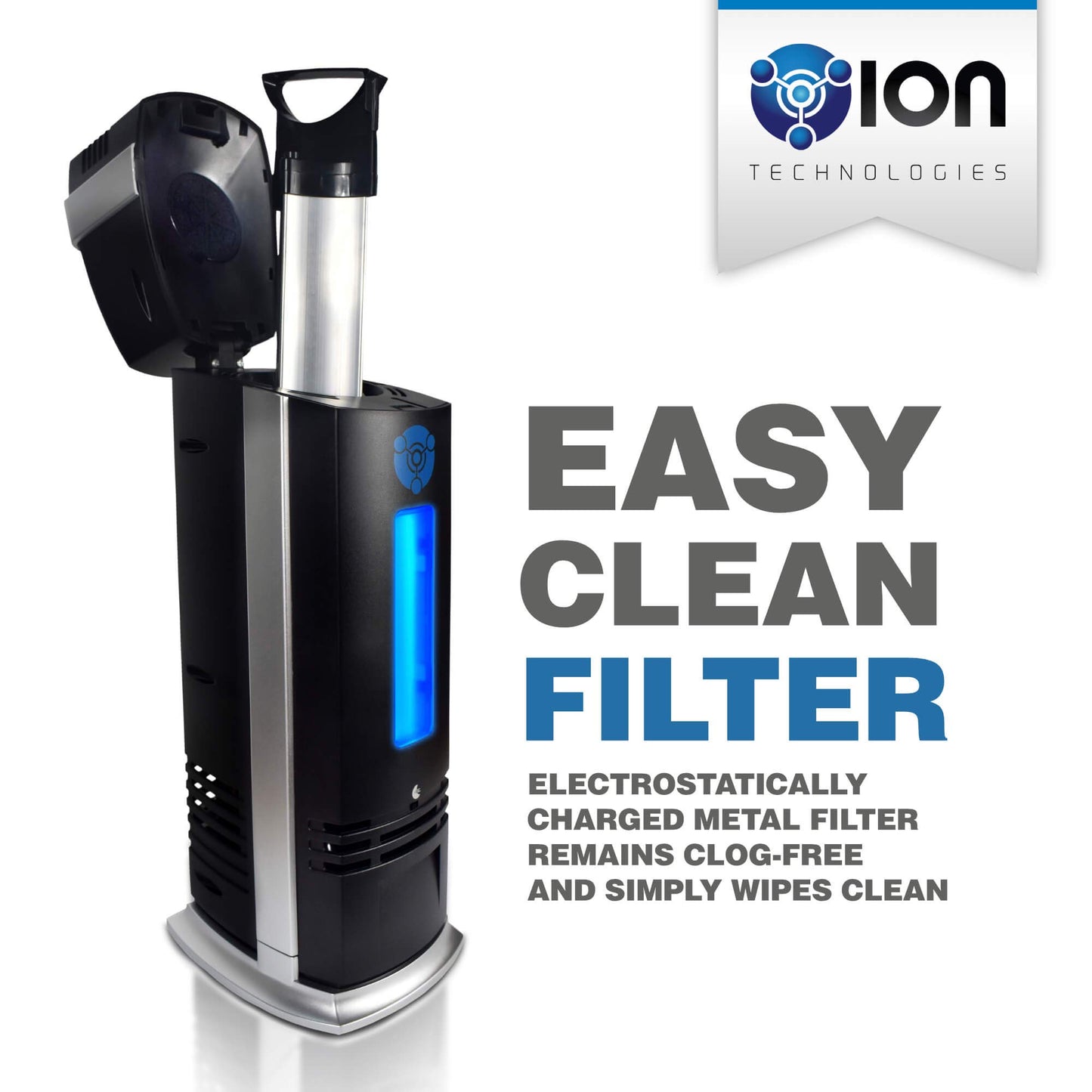 OION Technologies B-1000 Permanent Filter Ionic Air Purifier Pro Ionizer with UV-C, New