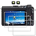 debous Screen Cover for Canon Eos M50 M6 M6 Mark II M100 M50 Mark II Camera, Tempered Glass (3 pack)