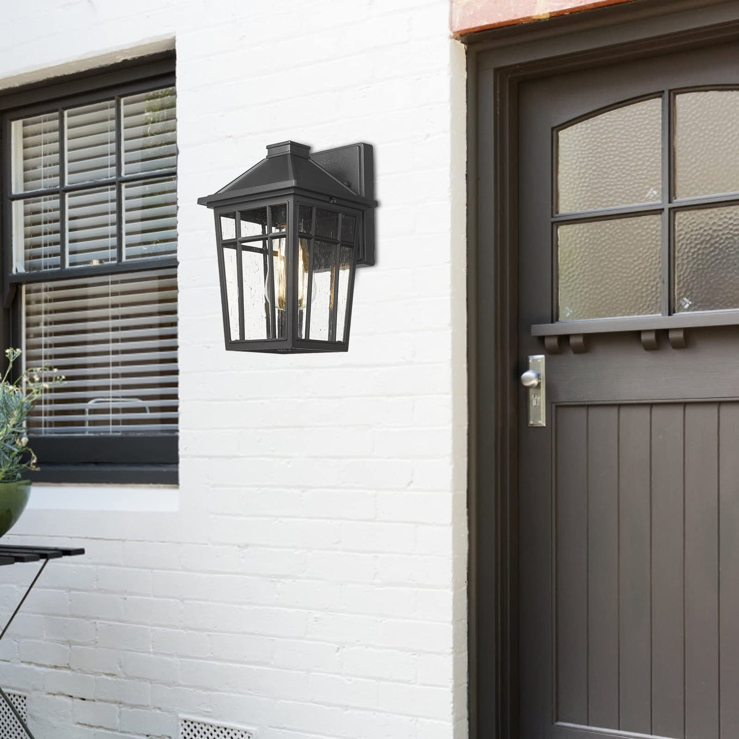 Darkaway Outdoor Sconce Lights Wall Light Fixtures, Front Porch Light Outdoor Wall Anti-Rust Waterproof Aluminum with Glass Exterior Light Fixture
