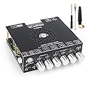 X400HS 2.1 Channel Bluetooth 5.0 Amplifier Board, TPA3223 Chip 200W+200W+400W Output, 12-42V DC with 6 Knob Controls, for DIY Subwoofer/Speaker/Home