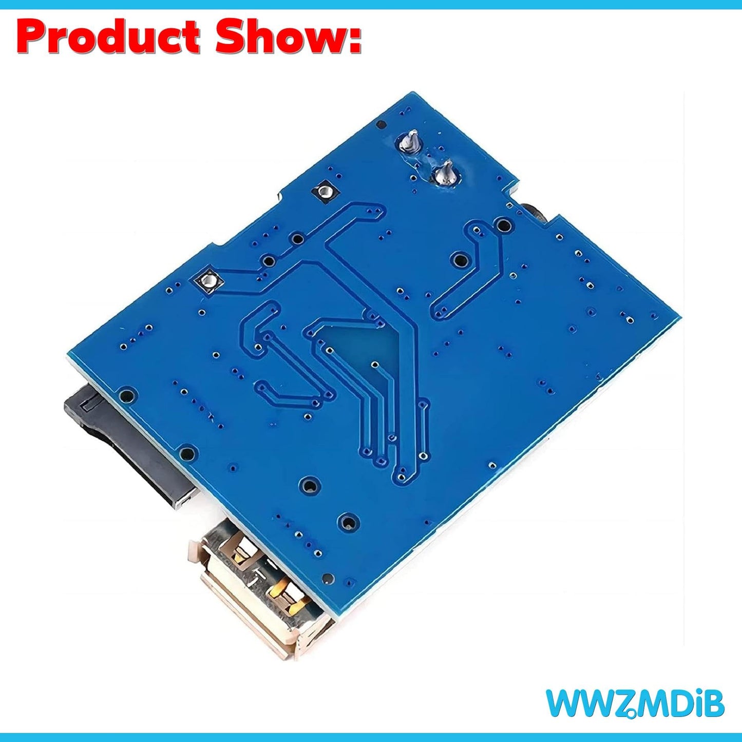 WWZMDiB 2Pcs MP3 Lossless Decoders Module with TF Card Micro USB 5V Power Supply Audio Amplifier