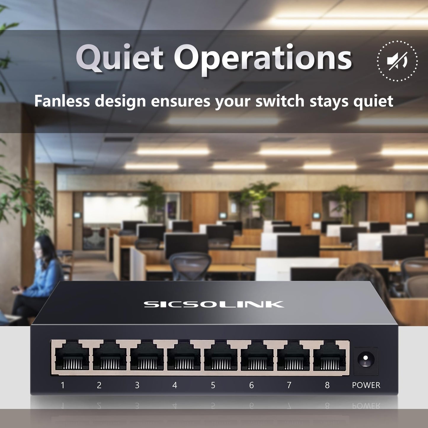 8-Port Gigabit Unmanaged Switch