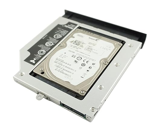 Nimitz 2nd HDD SSD Hard Drive Caddy Compatible with acer E5-572G with Faceplate/Bracket