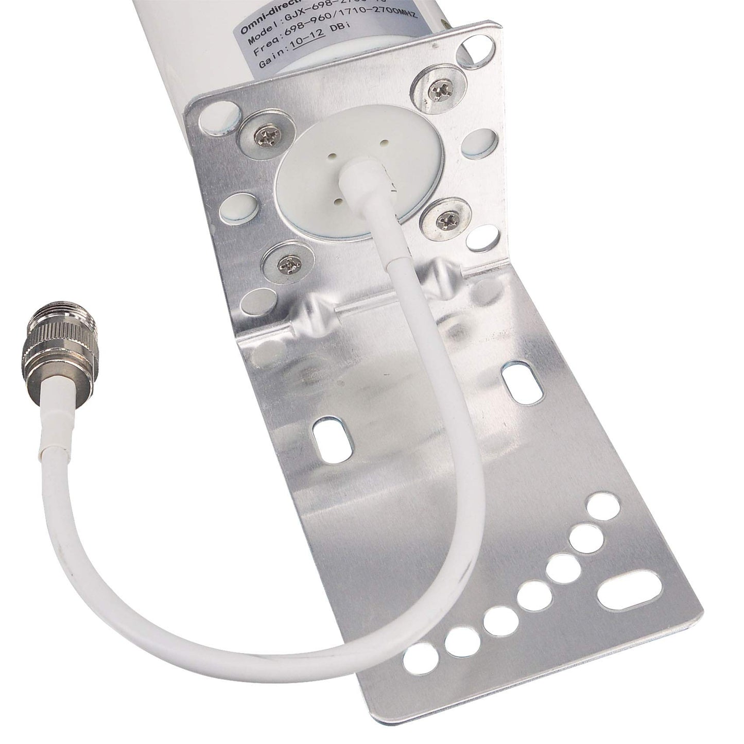 Kaunosta High Gain 10-12dbi 3G/4G/LTE Universal Wide-Band Omni-Directional Outdoor Pole/Wall Mount Waterproof Antenna with N Female Connector for Cell