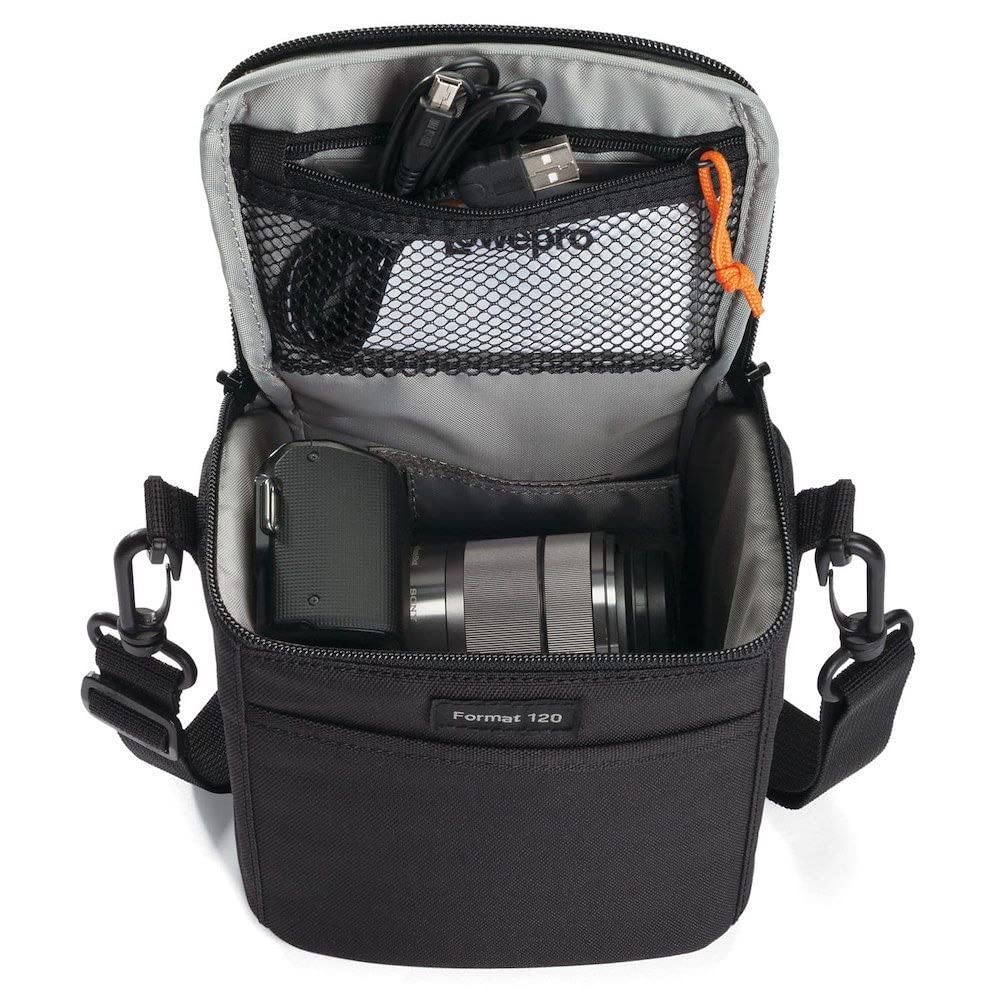 Lowepro LP36510 Format 120 Multi-Device Shoulder Bag, Black