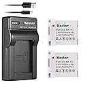 Kastar Battery (X2) & Slim USB Charger for Canon NB-11L and PowerShot SX410 is SX400 is ELPH 170 is 340 HS 320 HS 130HS 110 HS 1150 HS A2300 is A2400