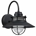 Faymart lighting Outdoor Gooseneck Barn Light Fixture with Cage - Exterior Wall Sconce Farmhouse Gooseneck Light Outdoor Porch Sconce for Garage
