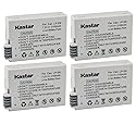 Kastar LPE8 Battery (4-Pack) Compatible with Canon LP-E8, LC-E8E, BG-E8 and Canon EOS 550D, EOS 600D, EOS 700D, EOS Rebel T2i, EOS Rebel T3i, EOS