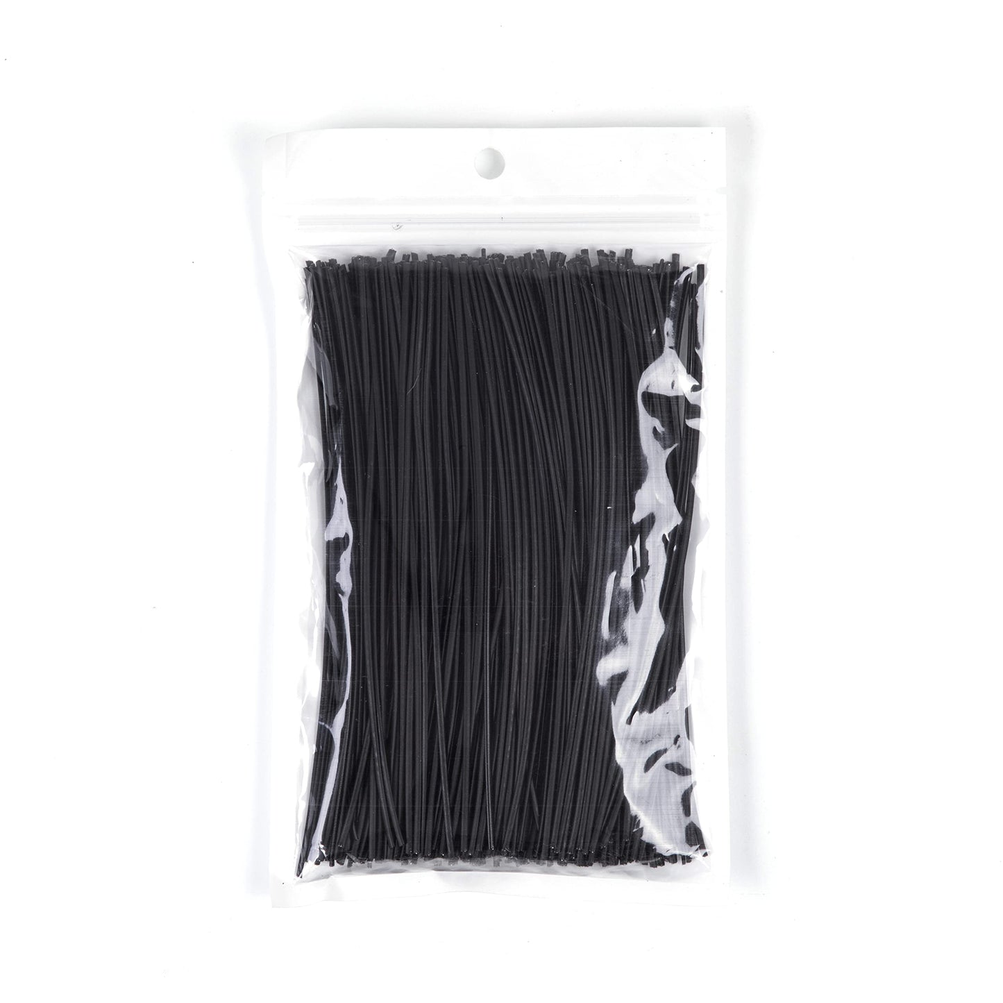 300Pcs Plastic Electrical Cable Twist Ties for Cords 6 Inch Fastening Twist Cable Cord Wire Ties Metal Inner Cores Reusable (Black) (MYY001)