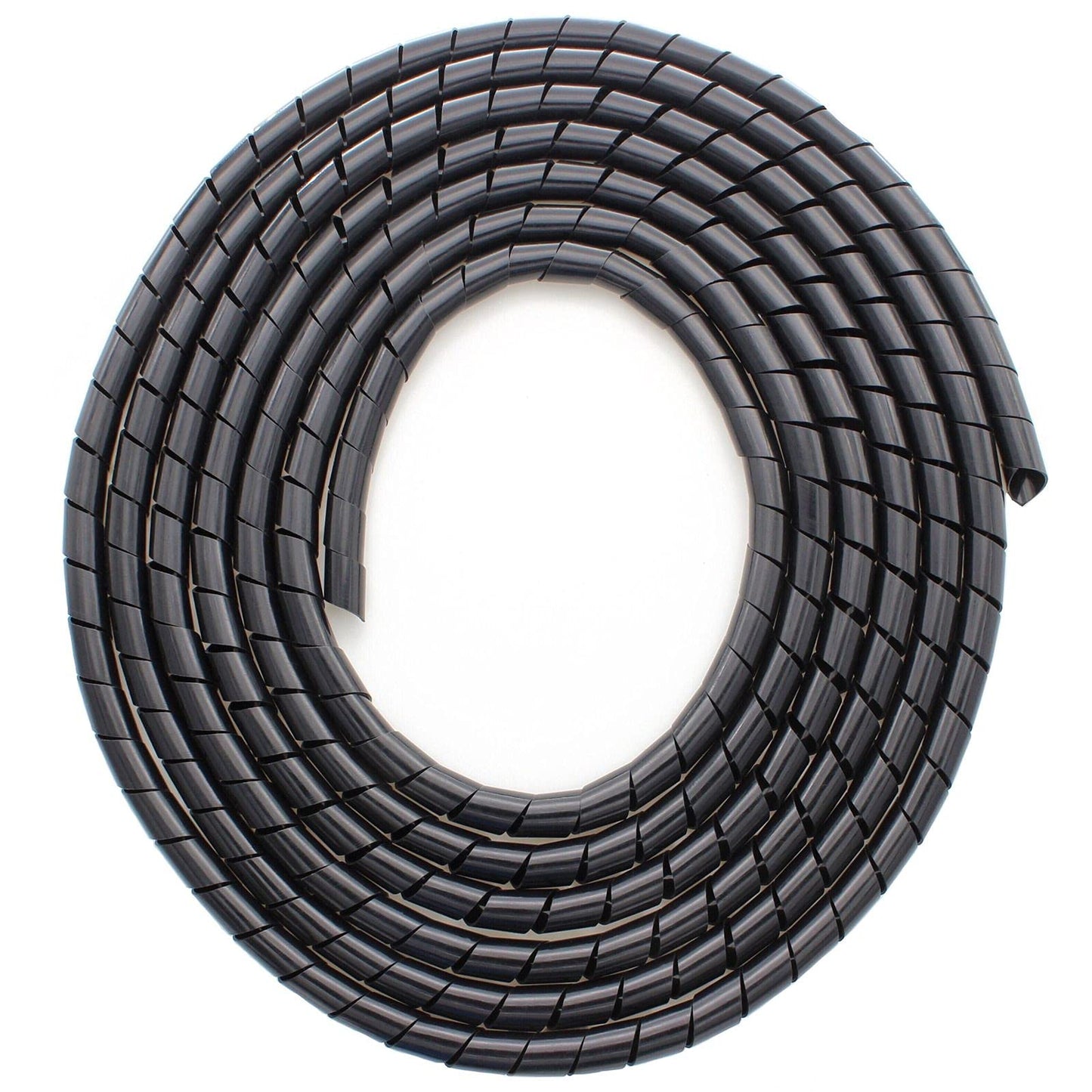 CSZD Spiral Cable Wrap,10ft - 1/4 inch Spiral Wire Wrap Cord Covers Bundle Sleeve Hose for PC TV Computer Electrical Wire Organizer,Tangle Stop Cord