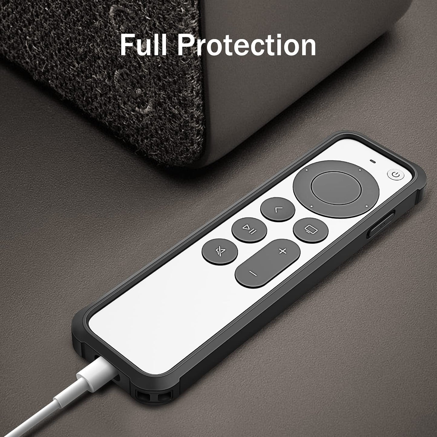 Fintie Protective Case for Apple TV Siri Remote 2021 2022 - Soft TPU Lightweight Anti Slip Shockproof Cover for for Apple TV 4K / HD Siri Remote