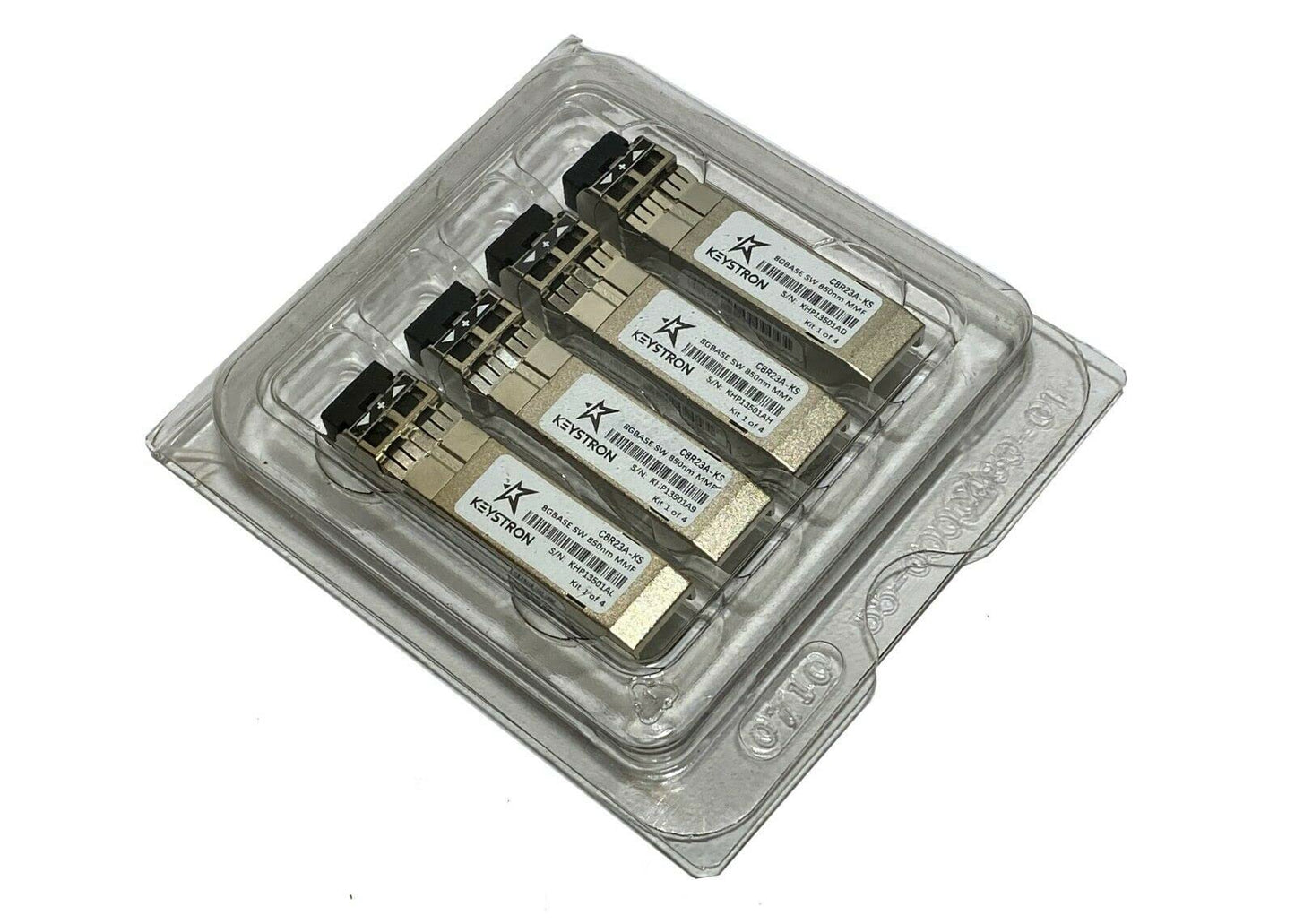 Keystron HPE Compatible MSA 2040 8Gb SW FC SFP 4 Pk Compatible with HP C8R23A