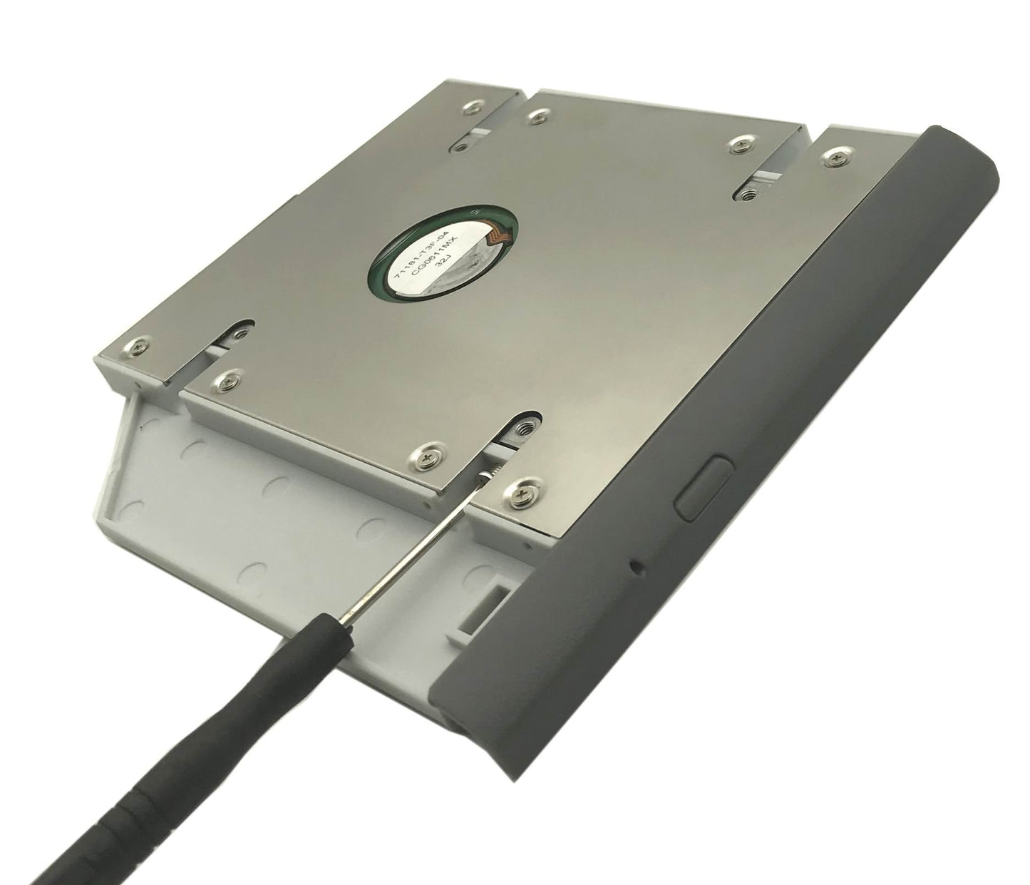 JUTOSHUR 2nd HDD SSD Hard Drive Caddy Compatible with Lenovo Ideapad 320 520 330 with Gray Bezel/Bracket