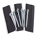 Easy Up Inc EZ 46-3 Pitch Pad Kit for Tripod/Wall Mounting - 1/4" x 2" Lags & Tar Pads