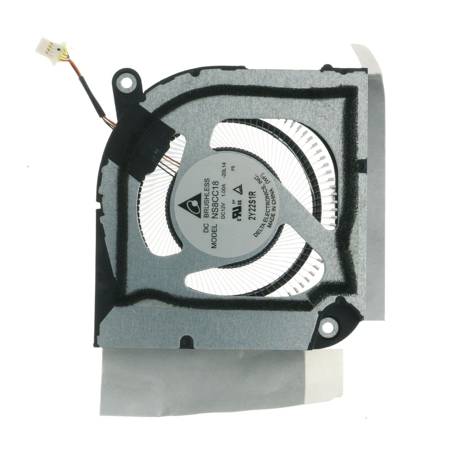 Replacement Part CPU AeroBlade 3D Cooling Fan for Acer Predator Helios 300 PH317-55 NS8CC18-20L14 DC28000W5D0 DC12V 1.00A Metal Blades