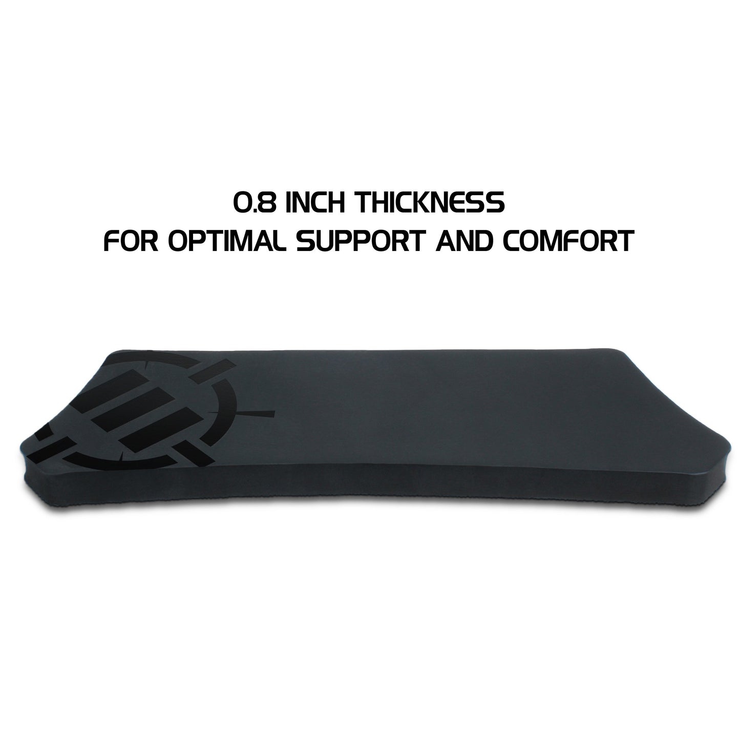 ENHANCE Tenkeyless Keyboard Wrist Rest - Firm TKL Gaming Wrist Pad for Mechanical Keyboards with Ergonomic Support, Non-Slip Rubber Base, Anti-Fray