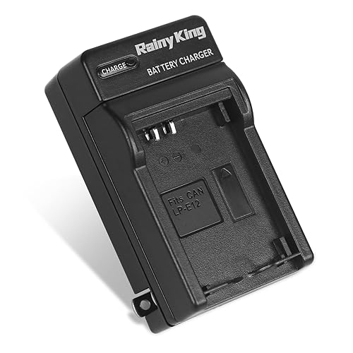 LP-E12 Battery Charger LPE12 LC-E12 for Canon EOS 100D, Kiss X7, M, M2, M10, M50, M100, Rebel SL1, PowerShot SX70 HS Cameras and More
