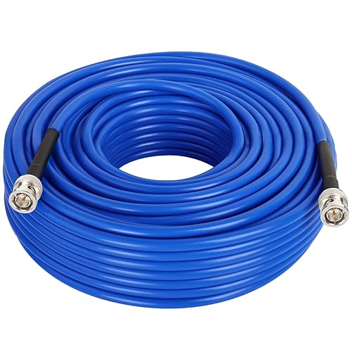 XRDS -RF SDI Cable 100 FT, HD-SDI / 3G-SDI / 6G-SDI BNC to BNC Digital Video Cable, High-Speed Signal Transmission, Low Signal Loss for Broadcast