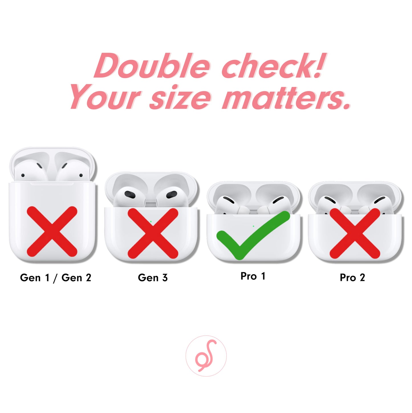 Sonix x Sanrio Cases for AirPods Pro (1st Gen) - Hard Cover, Protective Case for Apple AirPods Pro Gen 1 | Cinnamoroll Lovely Ribbons
