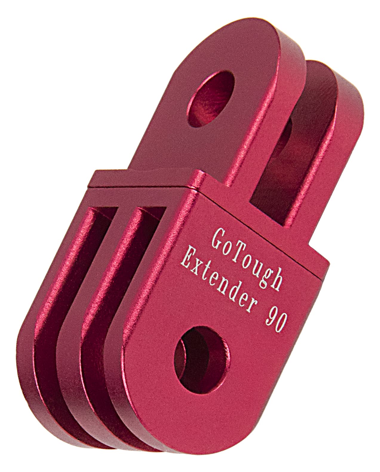 Fotodiox GoTough Red 90 Degree Extender Arm - Metal Extension Arm with 90 Degree Turn Compatible with GoPro HERO3, HERO3+, HERO4, HERO5, HERO6, HERO7