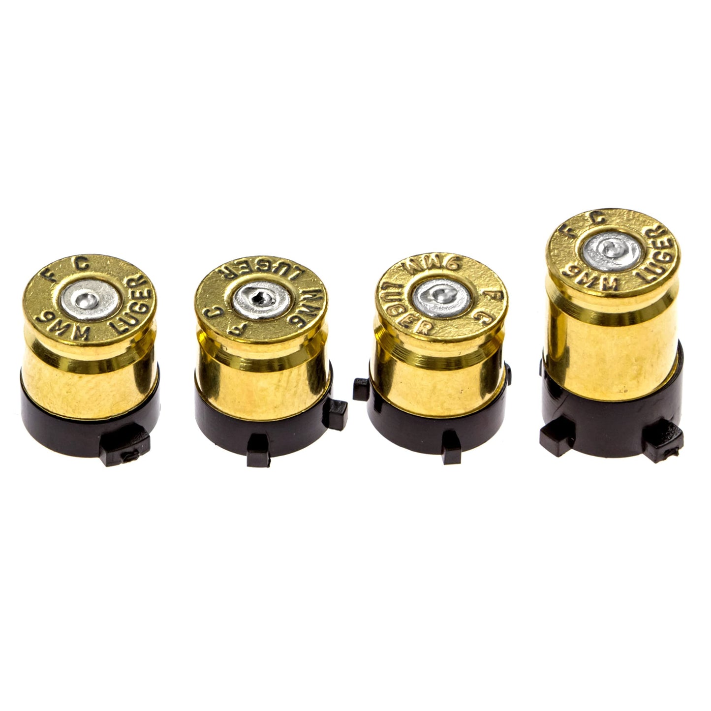 Controller Bullet Buttons for Xbox One Series X S - Made With Real 9MM Spent Bullet Casings - Includes Tools