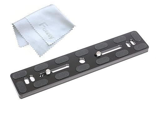 Fotasy 200mm Arca Swiss Plate, Quick Release Plate, Long Arca Type Plate, Tripod Quick Release Plate fits Arca-Swiss Universal Standard Clamp for DSLR