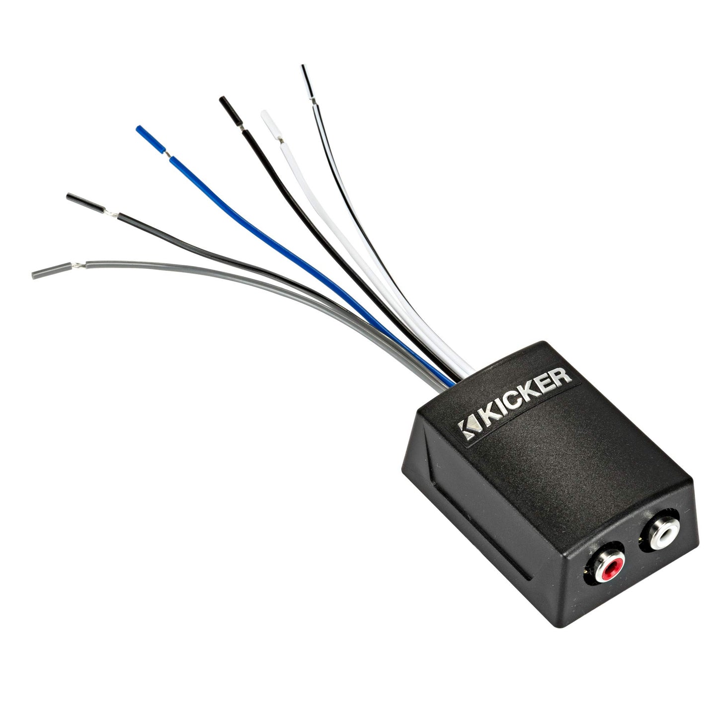 Kicker 46KISLOC2 K-Series Stereo Line-Output Converter w/Remote Turn-On Output w/ 46KIYFM Y-Adapter M/F Signal Cable