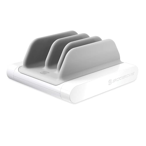 Scosche BLMD BaseLynx Vert Modular Charging Station for PD 3.0, USB-C and USB-A Devices, White