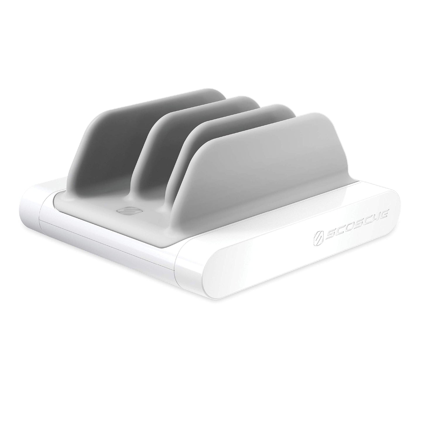 Scosche BLMD BaseLynx Vert Modular Charging Station for PD 3.0, USB-C and USB-A Devices, White