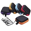 Sunmns 5 Pieces in Ear Bud Earphone Headset Headphone Case Mini Storage Carrying Pouch Bag