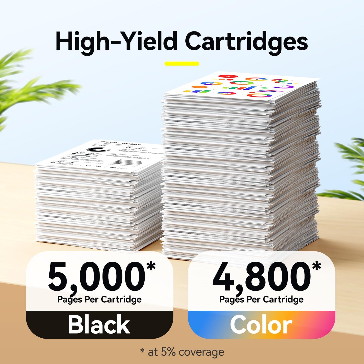 VersaLink C400 C405 Toner Cartridge High-Yield 4-Pack 106R03512 106R03513 106R03514 106R03515 Replacement for Xerox Versa Link C400 C405 C400D C400DN