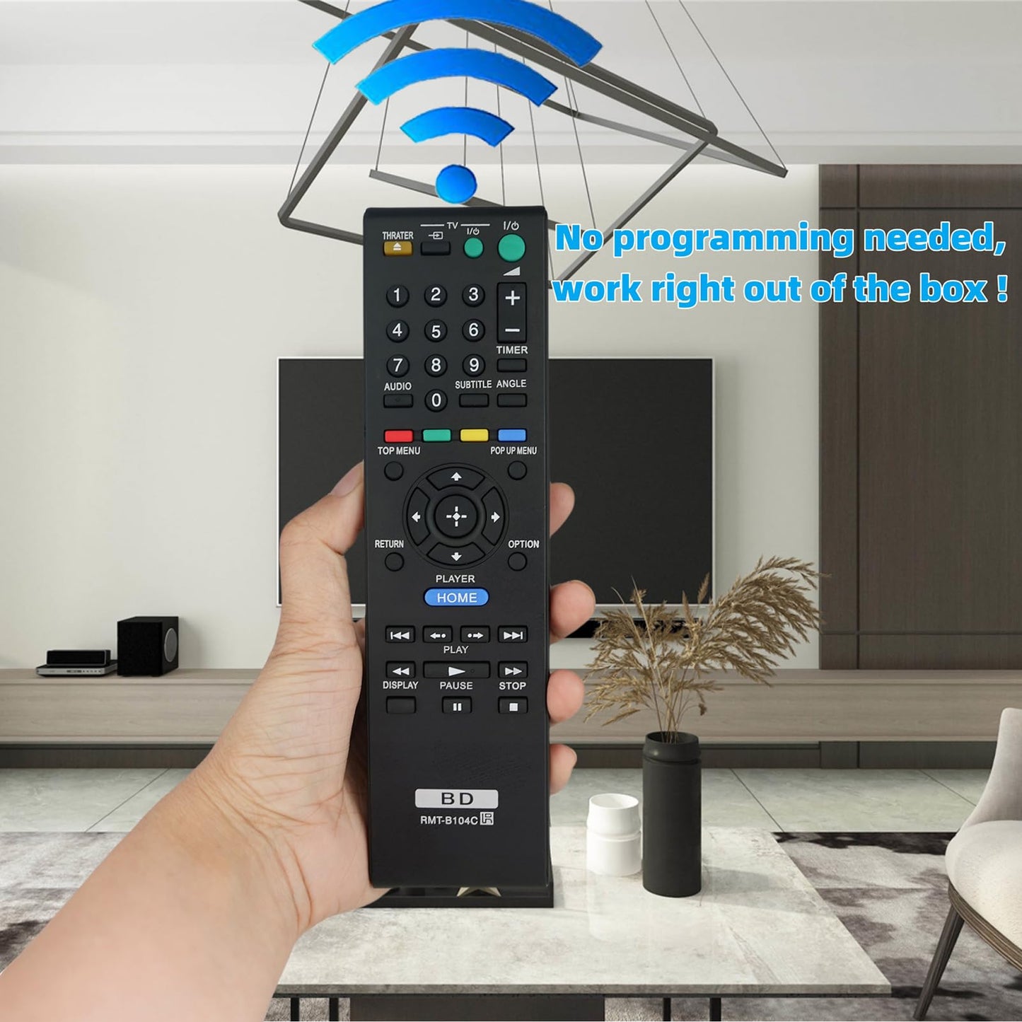 Universal Blu Ray BD Remote Control for BDP-S570 BDP-S470 BDP-S270 Sony Blu-Ray Disc Player