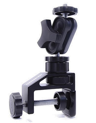 Pedco UltraClamp Assembly 360 Swivel Camera Mount Accessory for Cameras, Scopes and Binoculars (1.5-Inch w/Swivel), Black (P-UCA360)