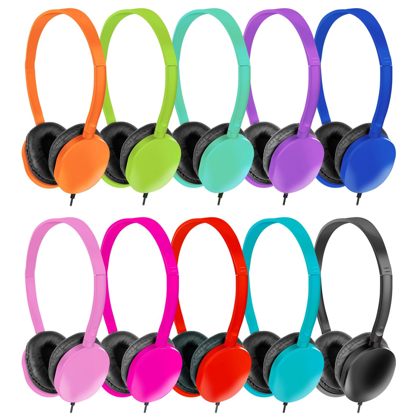 ZNXZXP Headphones Bulk 15 Pack for School Classroom Student Boys Girls Teen