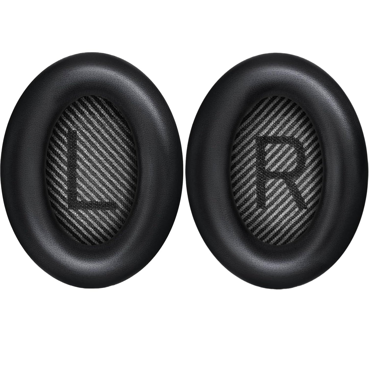 BINGLE Replacement Ear Pads for Bose Headphones QuietComfort 35 (QC35) & Quiet Comfort 35 II (QC35ii) Protein Leather Ear Cushions- Memory Foam- Added