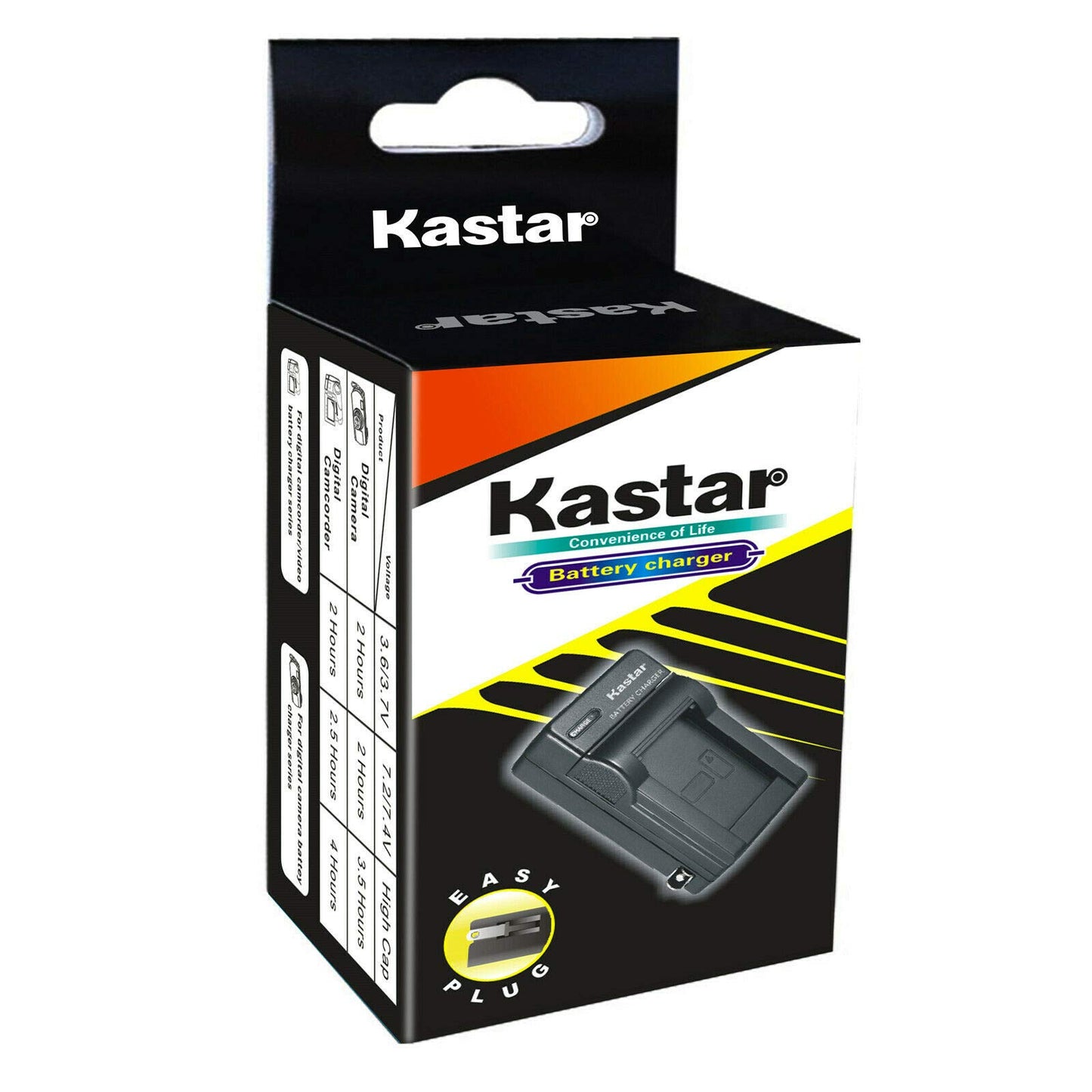 Kastar NP-FV100 AC Wall Battery Charger Replacement for Sony HDR-XR150, HDR-XR155, HDR-XR160, HDR-XR260, HDR-XR350, HDR-XR350VE, HDR-XR550, NEX-VG10