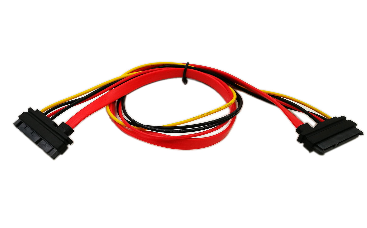 zdyCGTime 22-pin (7+15) Sata Male to Female Data and Power Combo Extension Cable - Slimline Sata Extension Cable M/f - 20inch (50cm)