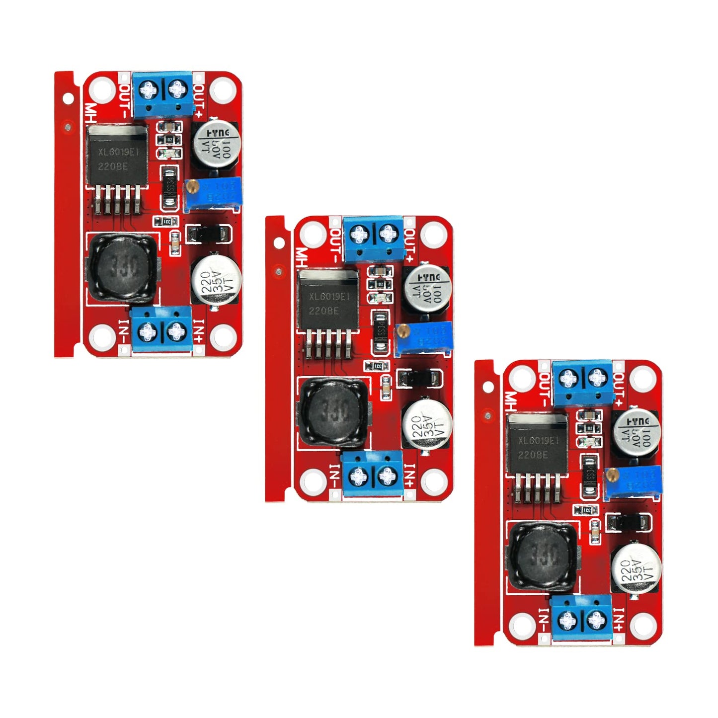 XL6019 5A High Power Current DC to DC Step-up 5V 6V 12V 24V 3-35V to 5-40V XL6019 Converter Adjustable Voltage Regulator Power Modules Boost Module…