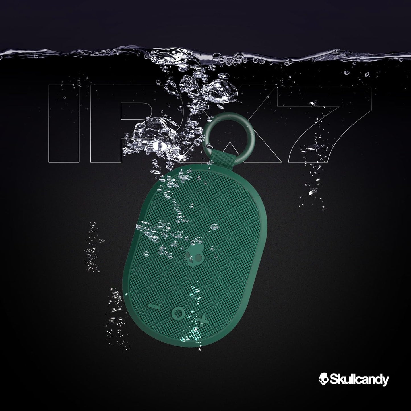 Skullcandy Kilo XT Wireless Bluetooth Speaker - IPX7 Waterproof Mini Bluetooth Speaker with 24 Hour Battery, Downward Firing Passive Radiator,