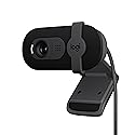 Logitech Brio 101 Full HD 1080p Webcam for Meetings, Streaming, Desktop, Laptop, PC - Built-in Mic, Shutter, Works with Zoom, Microsoft Teams