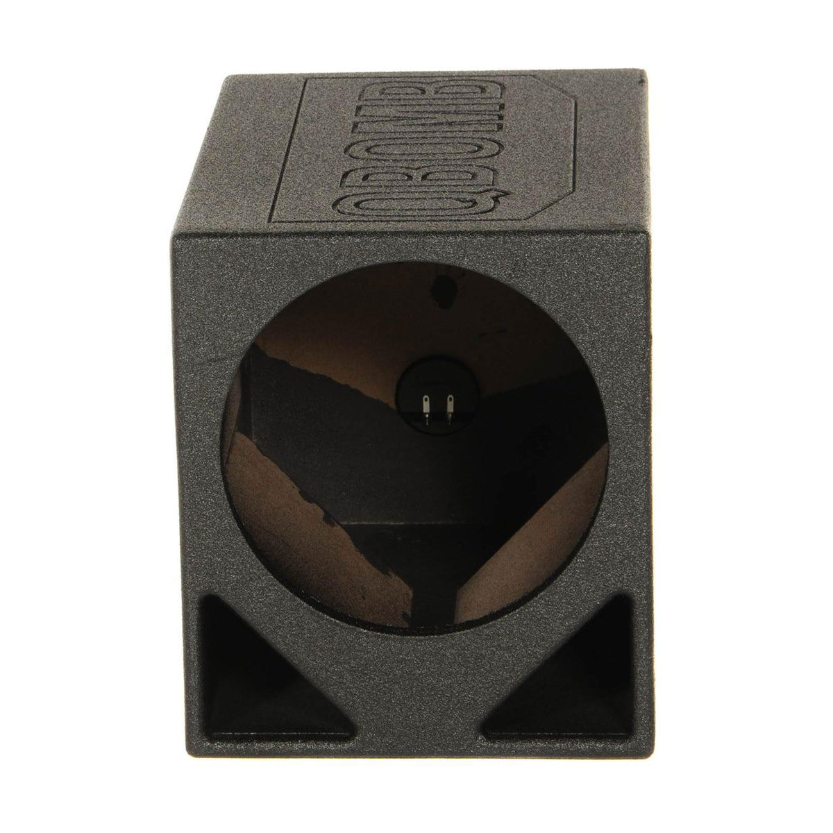 Rockville RQ12TB Single 12" Triangle Ported Subwoofer BedLined Enclosure